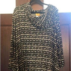 Ruby Rd size 3X black and white